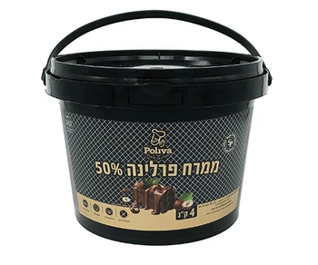 מחית פרלינה 50% אגוזי לוז - 250 גרם - פוליבה