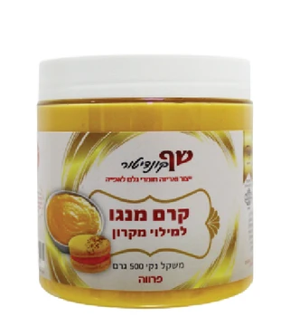 קרם מנגו למילוי מקרון פרווה שף קונדיטור 500 גרם