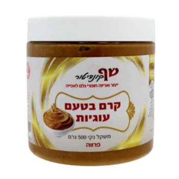 קרם בטעם עוגיות - פרווה 500 גרם - שף קונדיטור