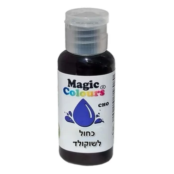 צבע ג'ל לשוקולד כחול - מג'יק קולורס 25 מ"ל