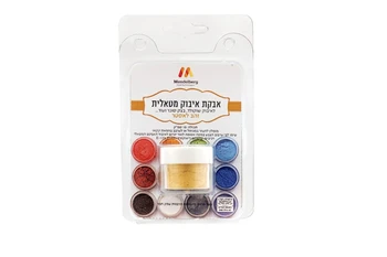 אבקת איבוק מטאלית זהב לאסטר - מנדלברג 10 סמ"ק