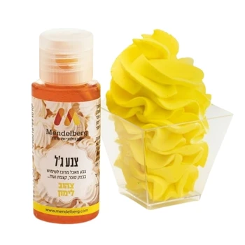 צבע ג'ל צהוב לימון מנדלברג 32 מ"ל