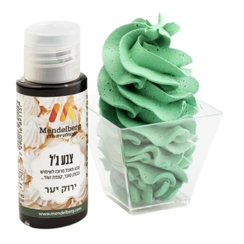 צבע מאכל ג'ל ירוק יער מנדלברג 15 מ"ל