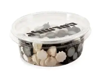 טיפטופים שחור לבן 60 גרם - המרשלג