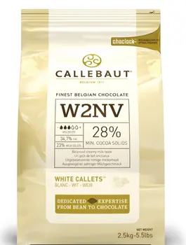 שוקולד לבן 28% - 5 ק"ג קליבו