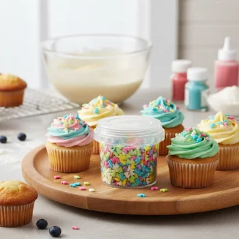 סוכריות לקישוט בצורות - סוכר מטאלי חד קרן צבעוני - 60 גרם