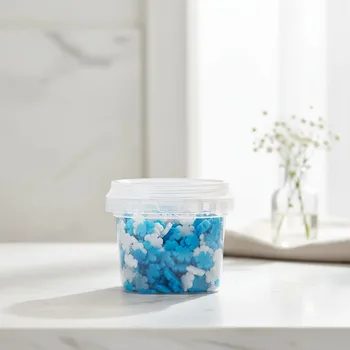 סוכריות לקישוט בצורות - פתיתי שלג כחול לבן - 70 גרם