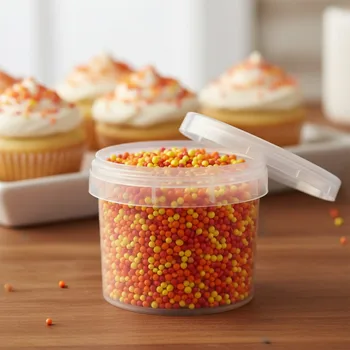 סוכריות לקישוט מזרה צהוב אדום כתום 70 גרם