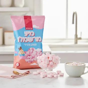 מיני מרשמלו ורוד 500 - כרמית