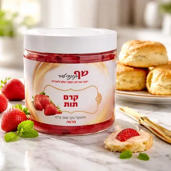 קרם תות פרווה - 500 גרם