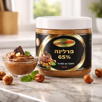 קרם פרלינה 65% פרווה - 500 גרם