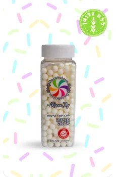 סוכריות לקישוט פנינה לבנה -120 גרם