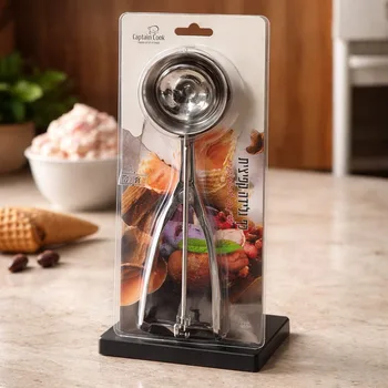 כף לגלידה קפיצית