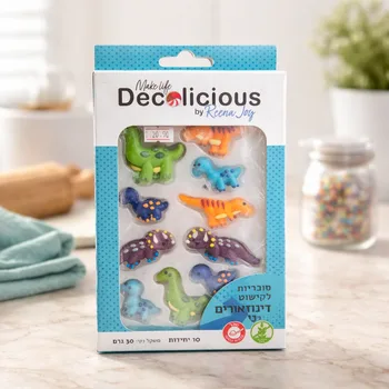 קישוט בצק דינוזאורים - ללא גלוטן