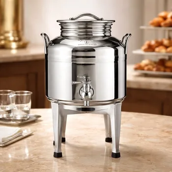 מיכל נירוסטה יוקרתי לאחסון שמן זית