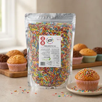 סוכריות אטריות לקישוט צבעוני 1 ק"ג - ללא גלוטן