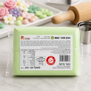 בצק סוכר MAC ירוק בהיר 250 גרם