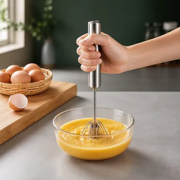 מקציף ידני לביצים/ טחינה/ שמנת חצי אוטומטי - מנירוסטה