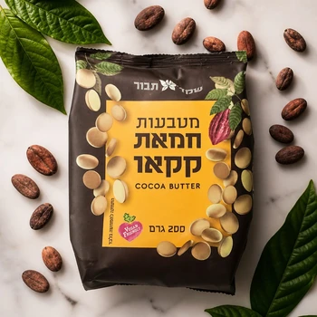 מטבעות חמאת קקאו 200 גרם