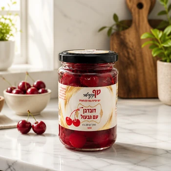 דובדבן עם גבעול 300 גרם - פרווה