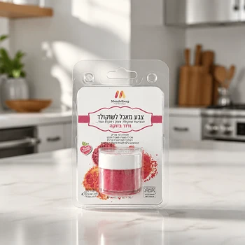 צבע מאכל לשוקולד/מסיס שומן - ורוד בזוקה 10 סמ"ק